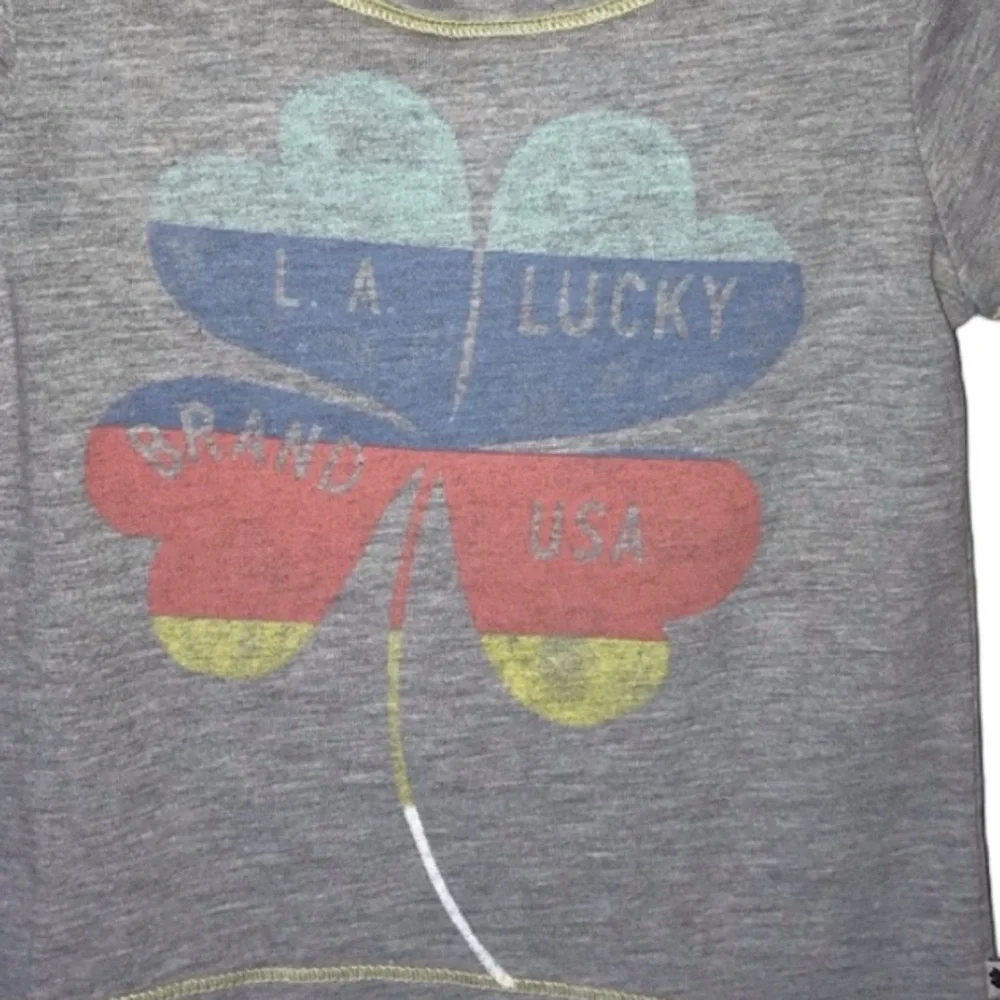 Lucky Brand kids short sleeve gray T-shirt NWT